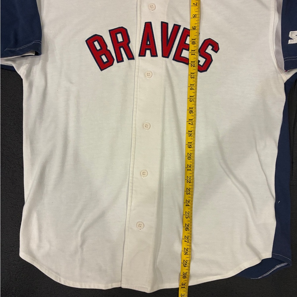 STARTER Red, White, and Blue, Atlanta Braves Jersey, Purchased in 1997